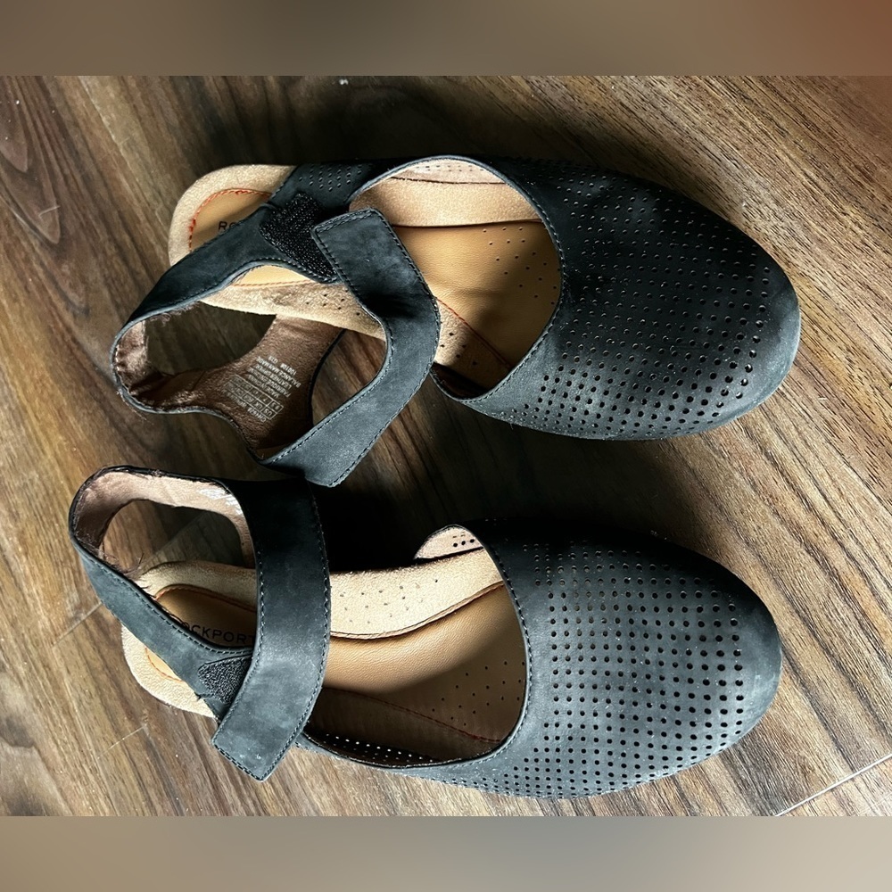 Rockport Shoes Cobb Hill Judson Sling Shoe Style# 100106 with Velcro strap 9.5 - Picture 2 of 7